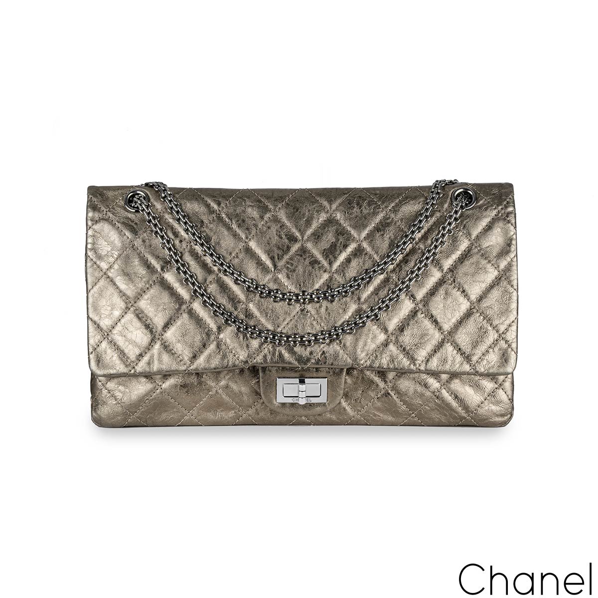 Chanel 2.55 Reissue Maxi Double Flap Bag | Rich Diamonds